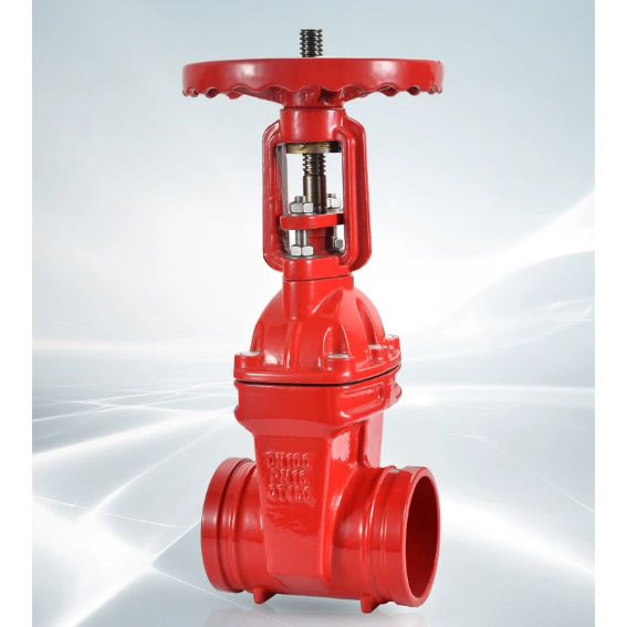 消防沟槽明杆闸阀